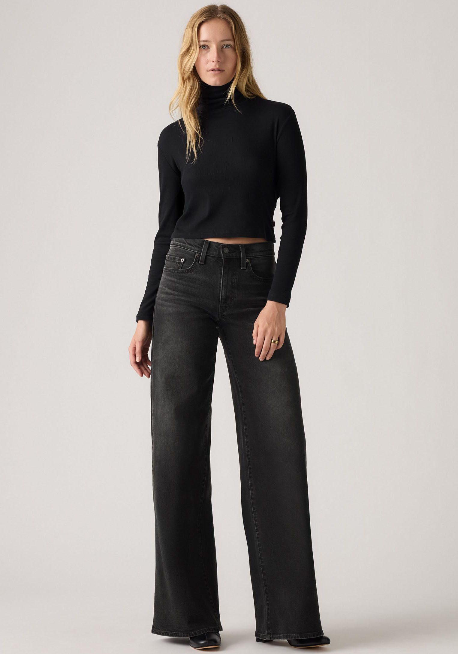 Levi's® Schlagjeans Levi's® 728 High-Rise Wide-Leg Jeans weite Beinform