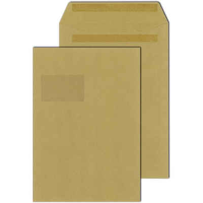 HTI-Living Briefumschlag Versandtasche mit Fenster 250 St., selbstklebend, Versandkuvert Großbrief
