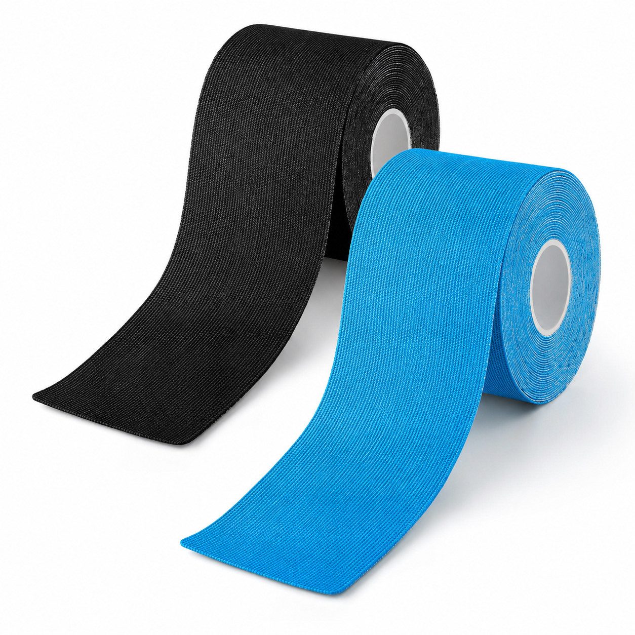 Forrlite Kinesiologie-Tape 5m x 5cm 2 Rollen Set – Kinesiotapes & Sporttape wasserfest (atmungsaktives Kinesiologie Tape für Muskelunterstützung, Physiotherapie, Rückenschmerzen, Knie, Schulter & Ellenbogen) elastisches Tape für Sport & Alltag
