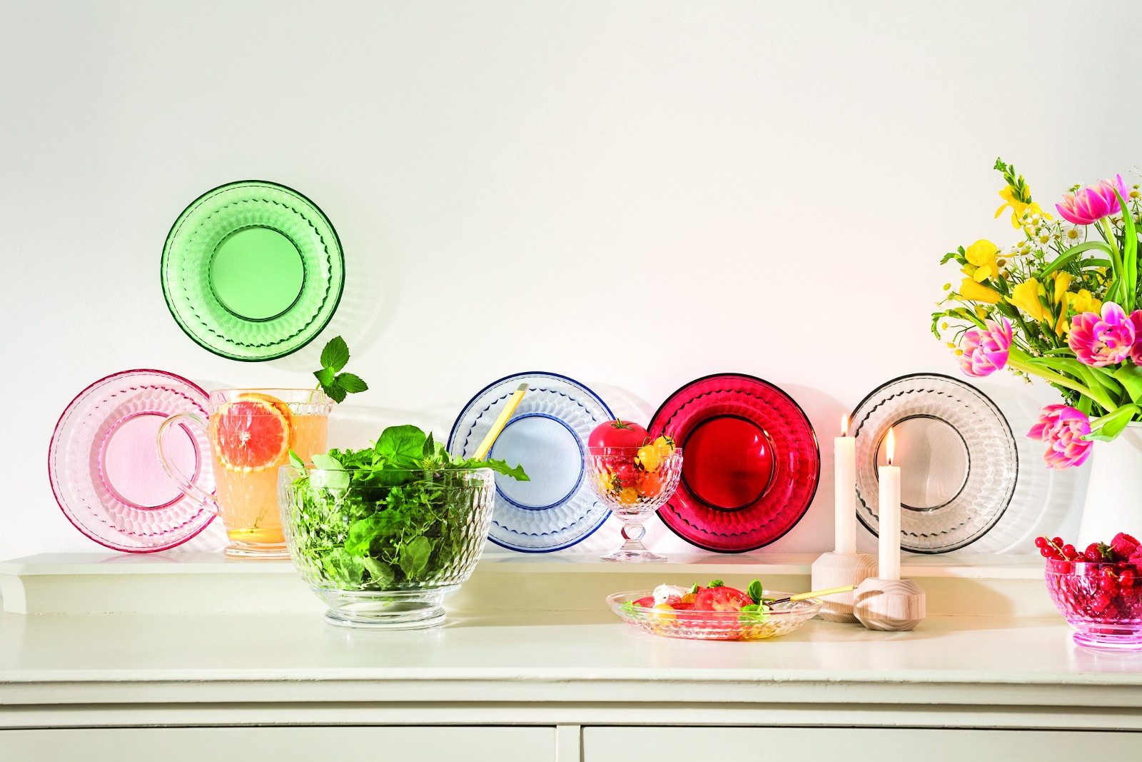 Villeroy & Boch Salatteller Boston coloured Salat/Dessertteller blue 21 cm