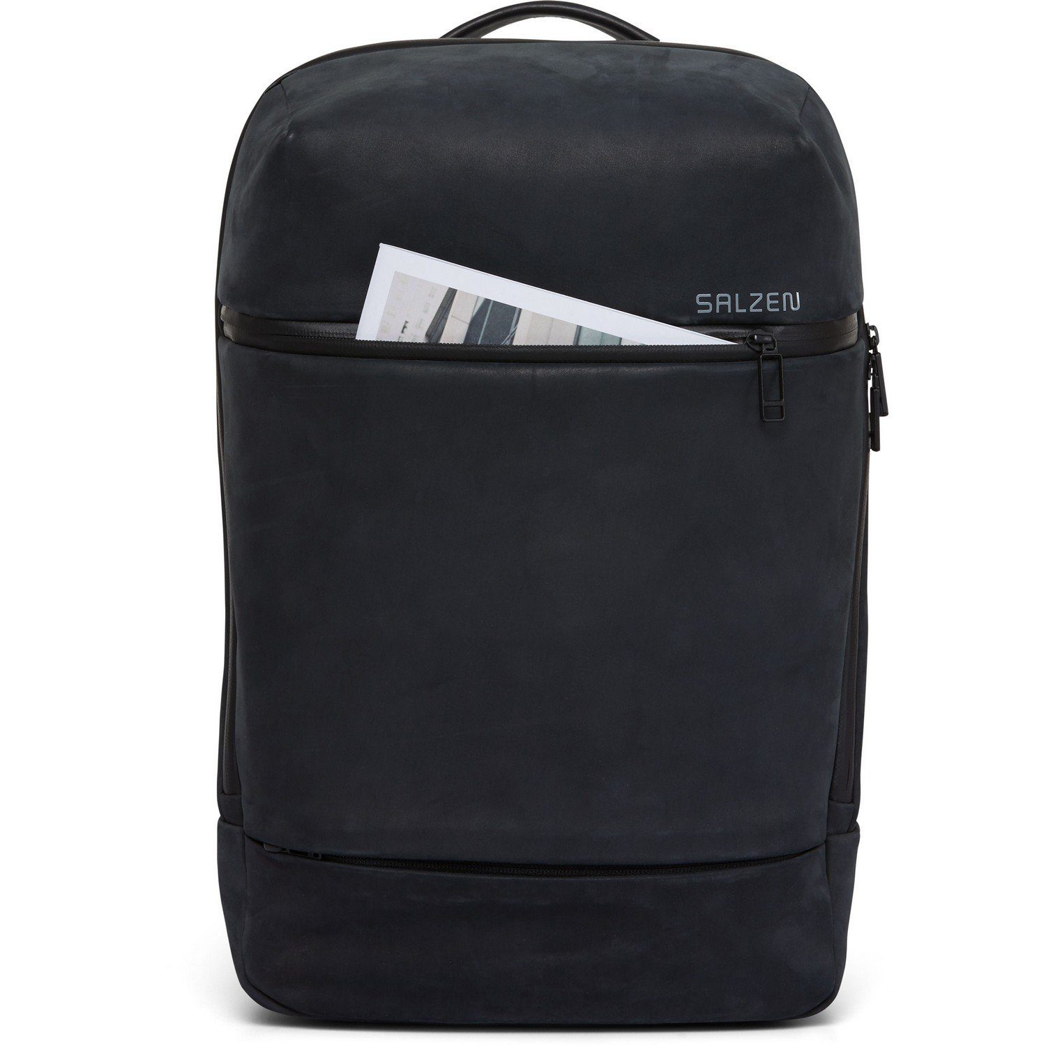 Salzen Rucksack Rucksack Savvy Leather Charcoal Black