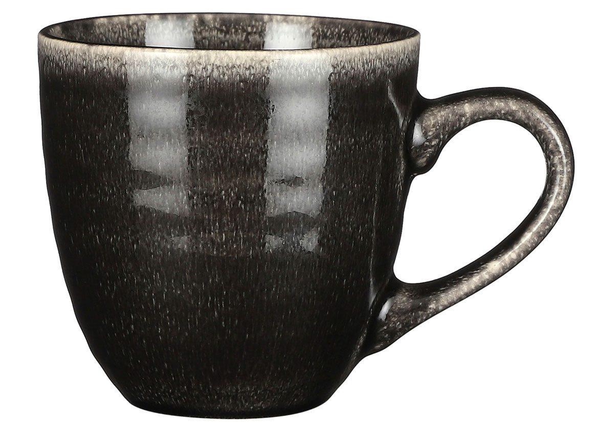 Mica Decorations Tasse Mica Tasse Tabo schwarz, 9 cm x 9 cm, Keramik