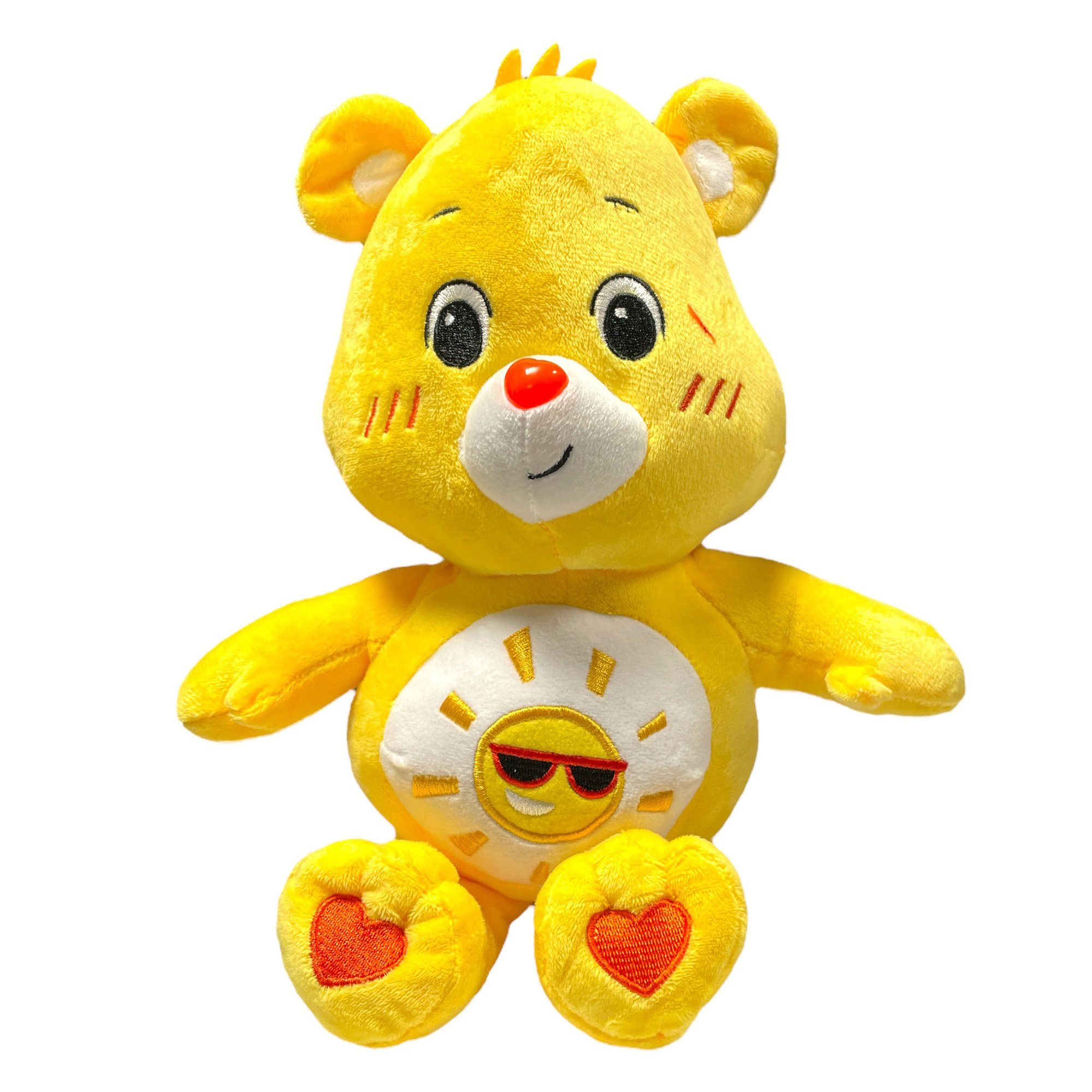 Whitehouse Leisure International Ltd Plüschfigur Sonnenscheinbärchi - Sunshine Bear (28 cm) - Glücksbärchis