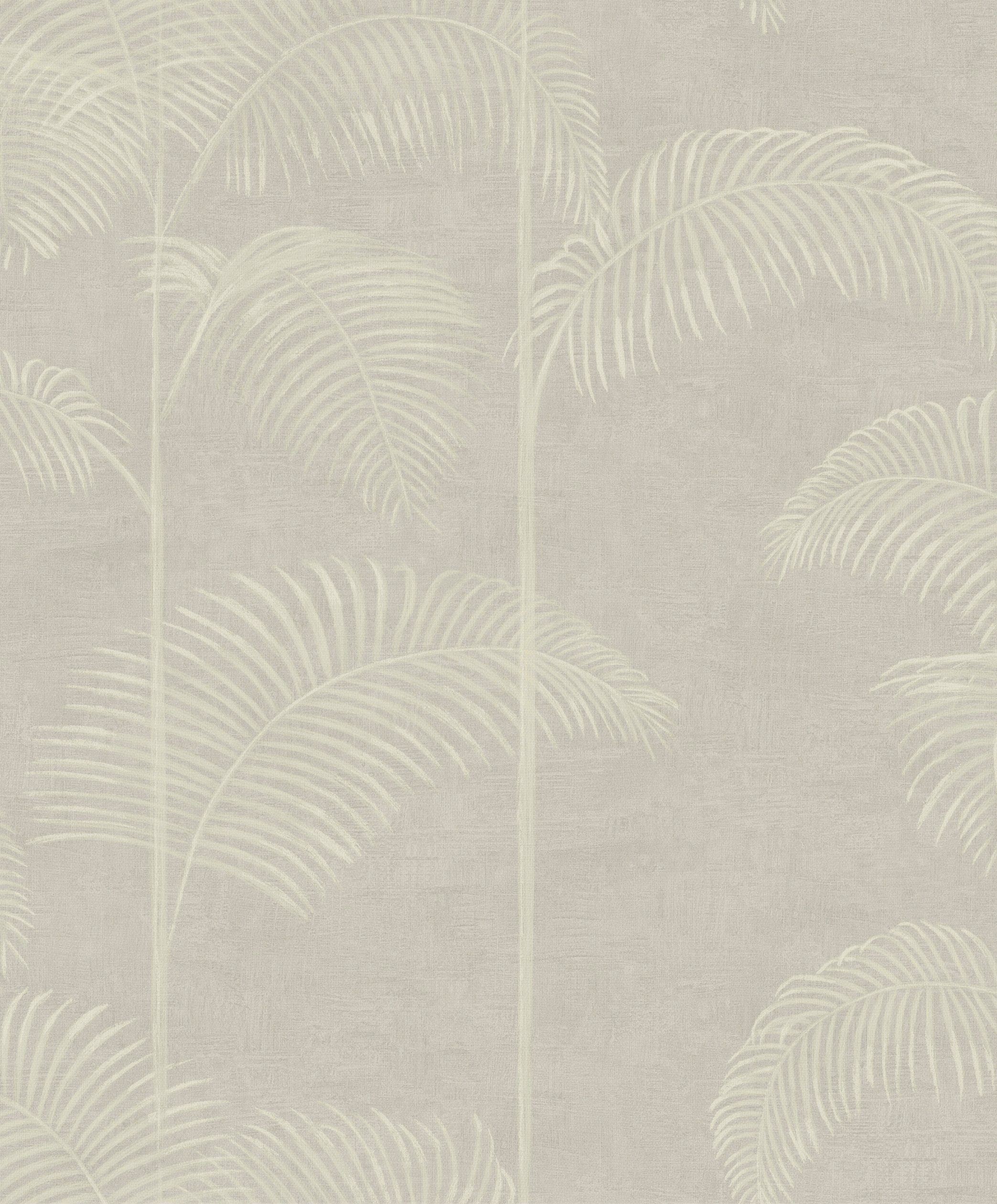 [Toller Preis, solange der Vorrat reicht] LOOKS by Wolfgang Joop 10mx52cm Palm Beige Vliestapete botanisch, Deluxe, St), texturiert, (1