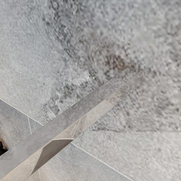 duschspa Duschwand Glaswand Walk in Dusche Duschwand Duschtrennwand 8mm Nano Glas, Einscheibensicherheitsglas, Sicherheitsglas, (Set), Glas, Nano Glas