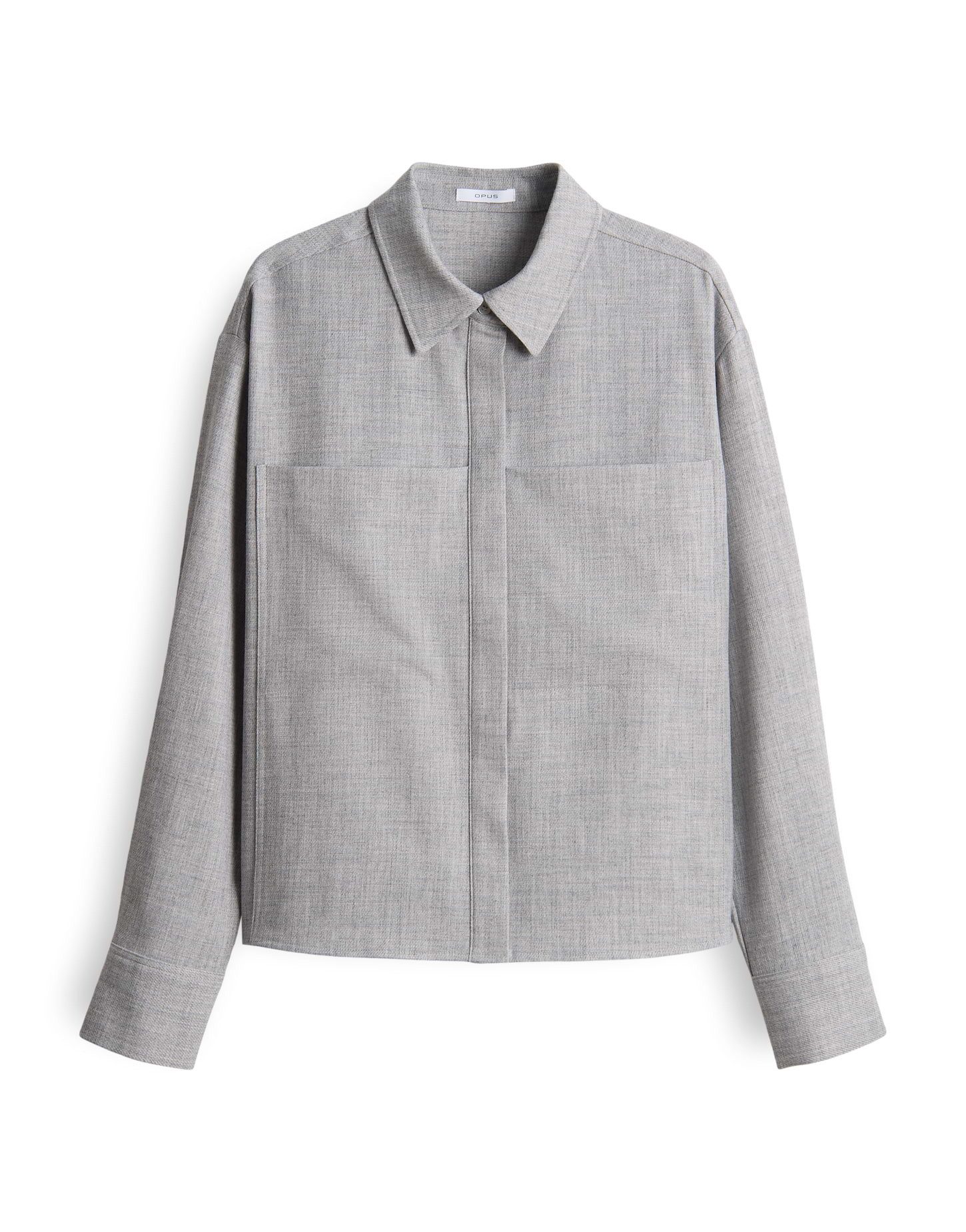 OPUS Hemdbluse FELANGE Boxy in Twillstruktur lockere Passform, natürlicher günstig online kaufen