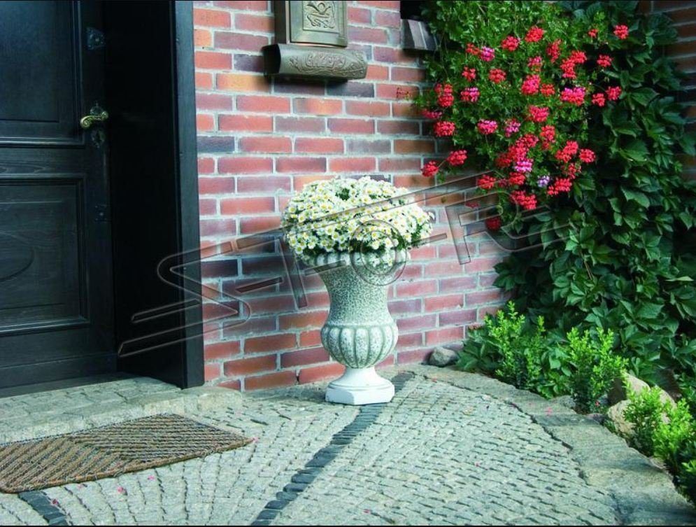JVmoebel Pflanz Blumentöpfe Blumenkübel Kübel Skulptur Garten Vasen Gefäss