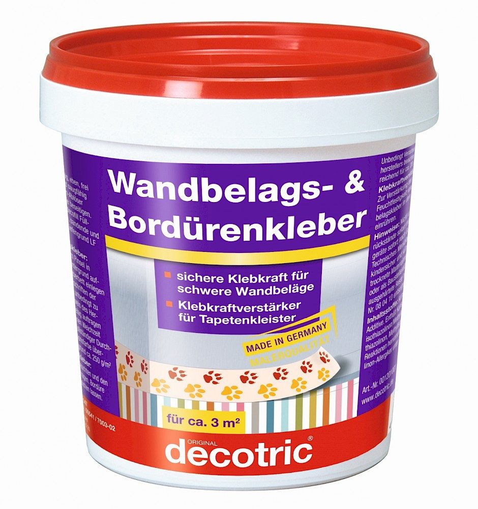 decotric® Klebstoff Wandbelags- und Bordürenkleber wasserfest, günstig online kaufen