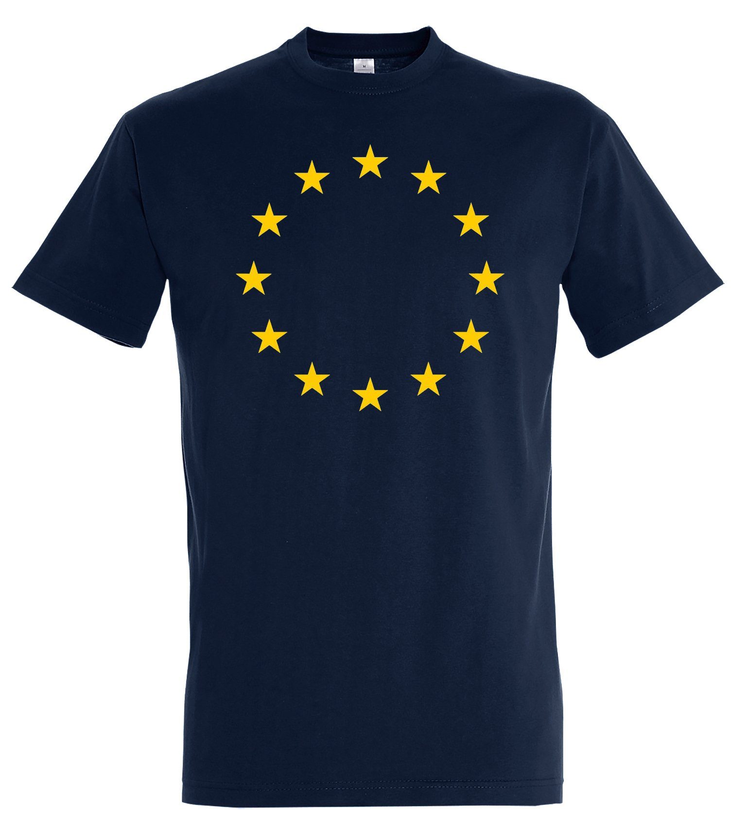 Youth Designz Print-Shirt EU Europa Flagge Herren T-Shirt mit modischem EU Sterne Aufdruck