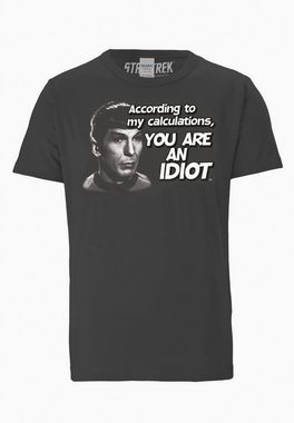 LOGOSHIRT T-Shirt Star Trek - Spock-Print mit Spock-Print