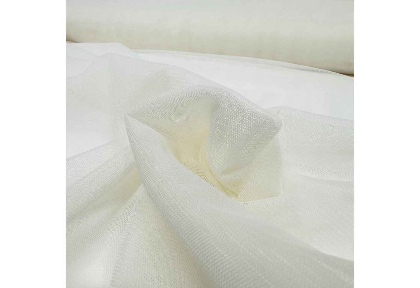 Thumbnail - MAGAM-Stoffe Stoff "Jasmin", weicher Tüllstoff für Bekleidung Deko Soft Tüll Meterware
