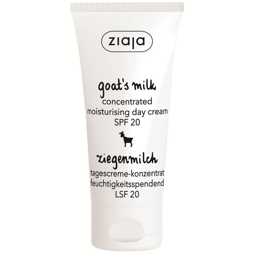 Ziaja Tagescreme Ziegenmilch Tagescreme Konzentrat mit LSF 20, 50 ml