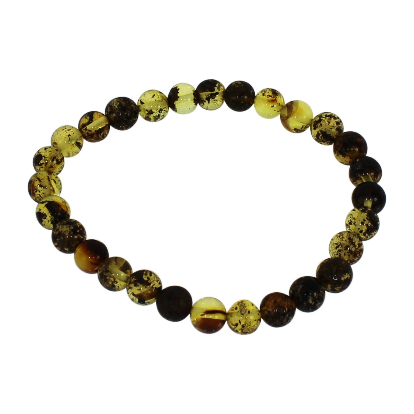 OSTSEE-SCHMUCK Armband Ostsee-Schmuck Armband Kugel 6 mm Armband Kugel 6 mm