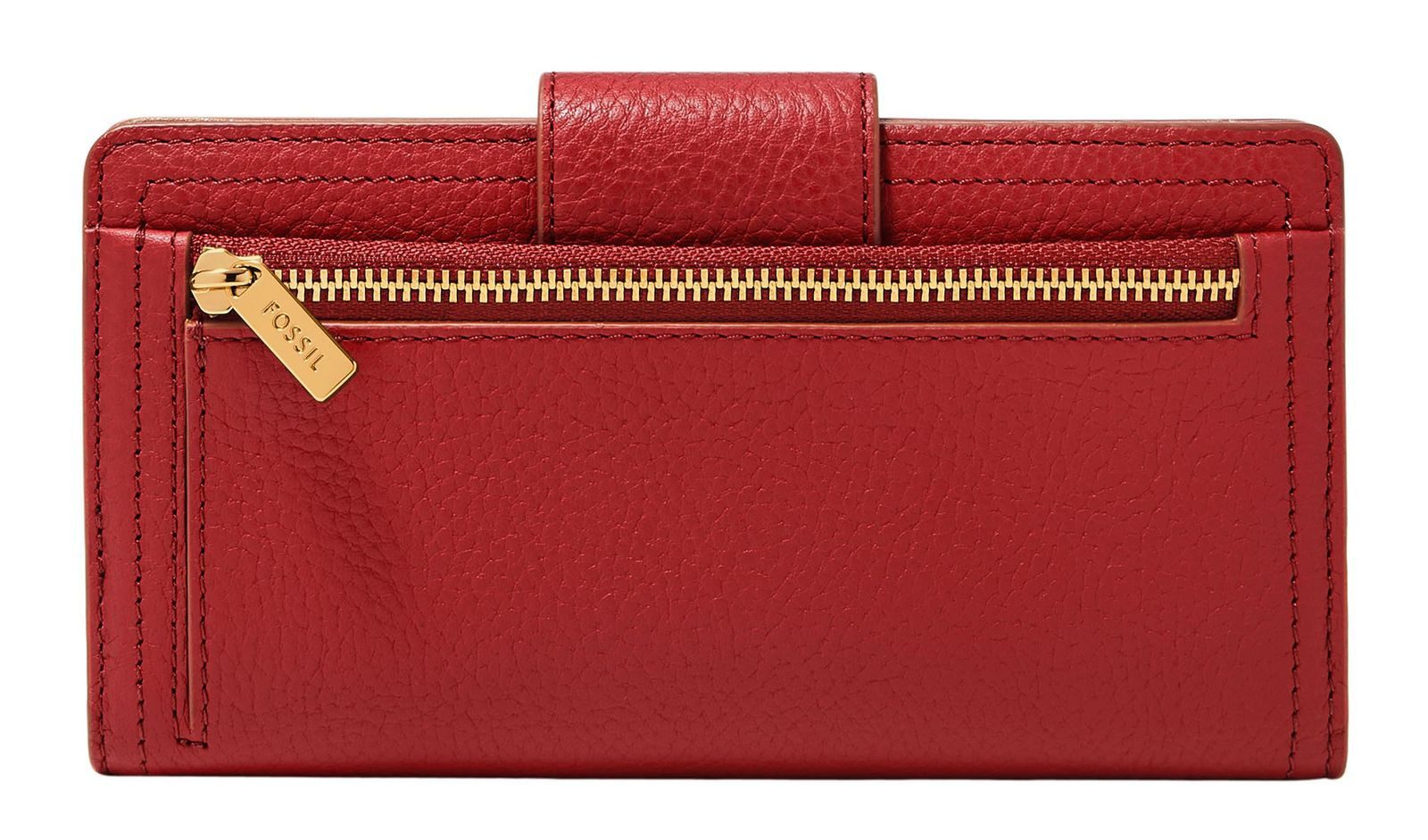 Fossil Geldbörse RFID Tab Clutch, aus echtem Rindsleder mit RFID-Blocker Schutz