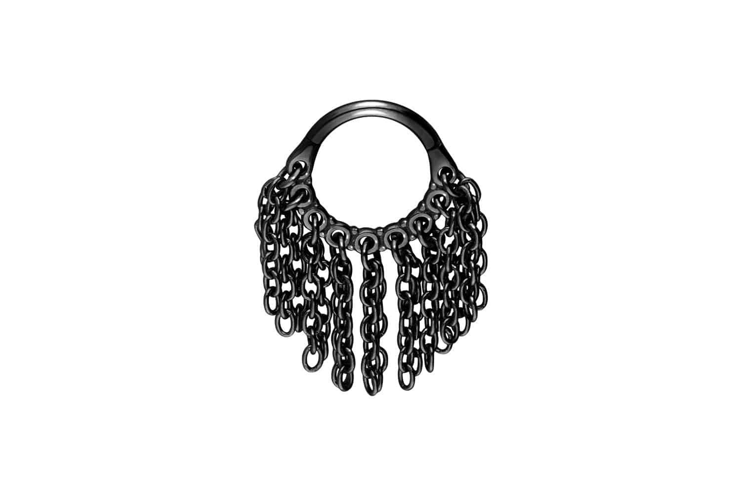 Nasenpiercing Chirurgenstahl Segmentring Clicker KETTENVORHANG Ohrpiercing Septum