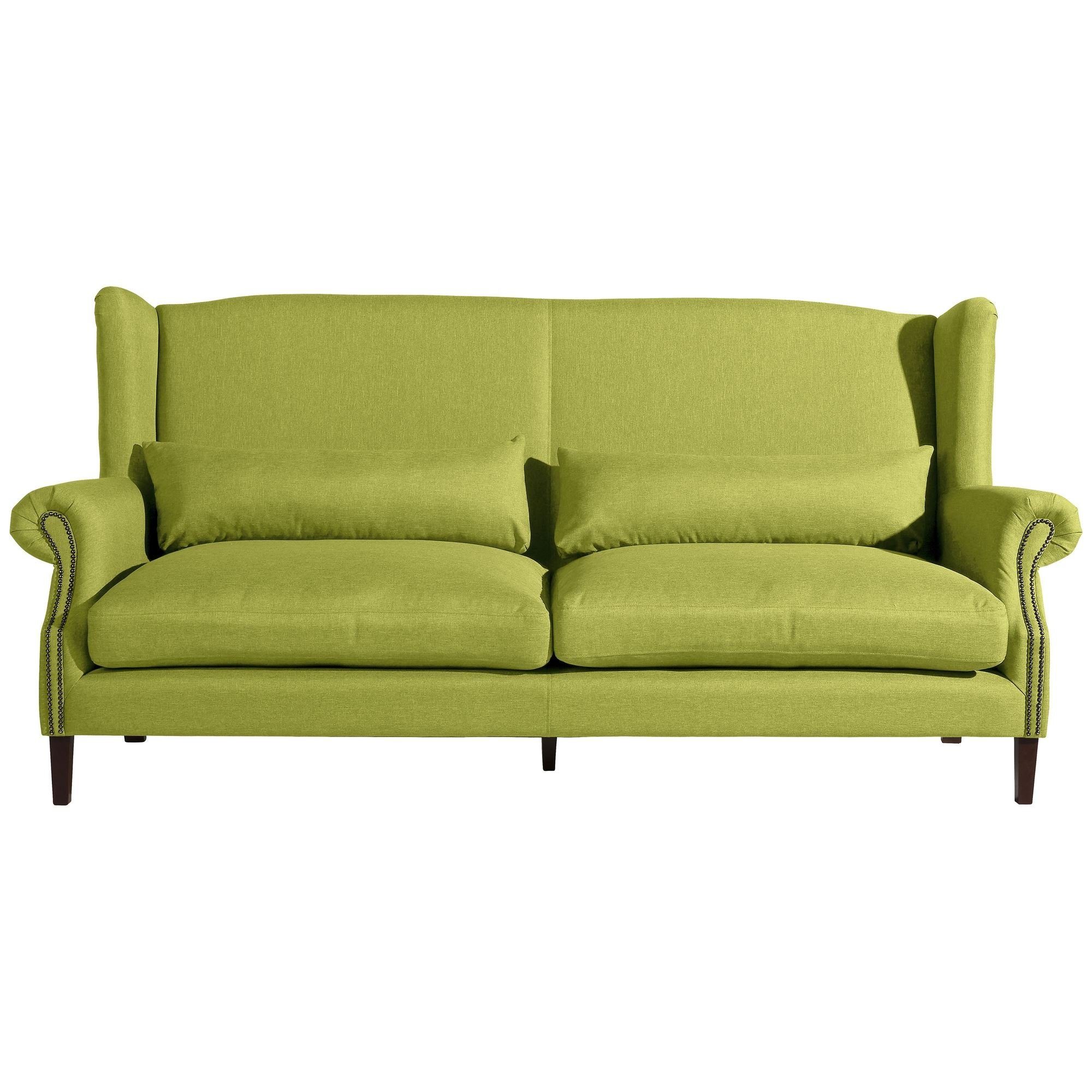 58 aufm Kessel Sofa Sofa Versand verarbeitet,bequemer Sparpreis Kandy hochwertig Kostenlosem Sitz Bezug Flachgewebe, Teile, inkl. 3-Sitzer 1 (2-geteilt)