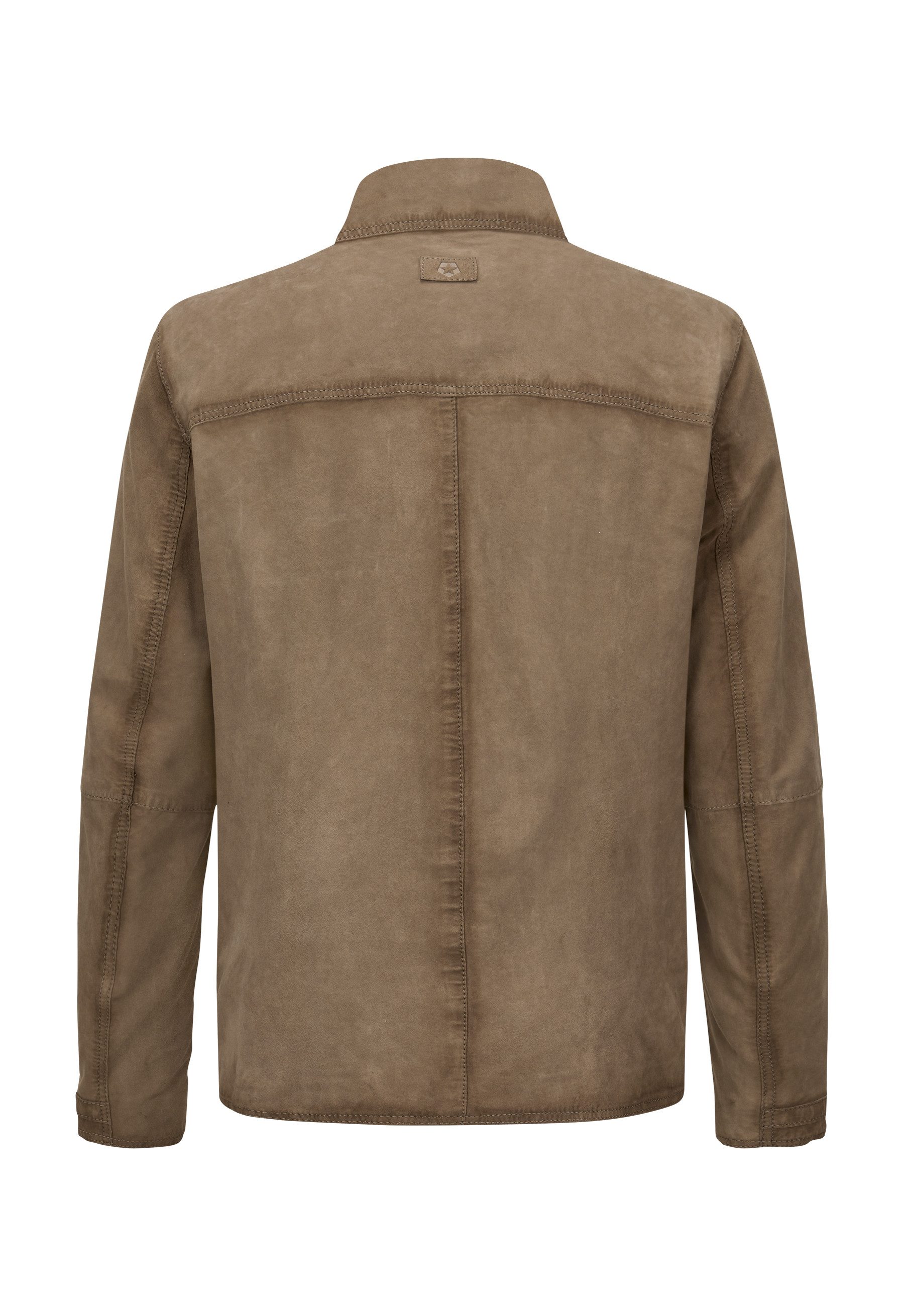 Milestone Lederjacke MSElias Herren Bikerjacke Jacke Leder klassisch normale Passform