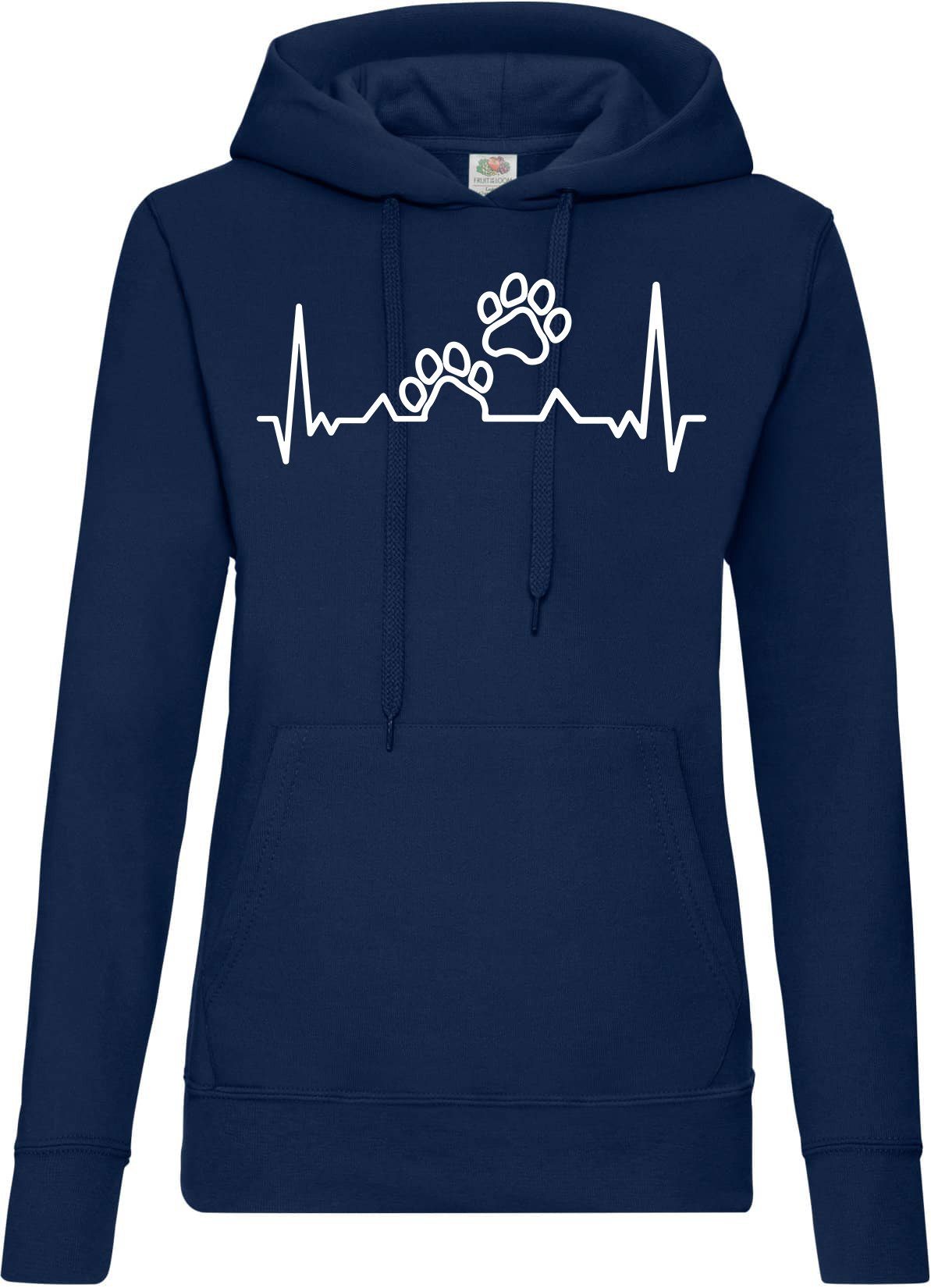 Youth Designz Kapuzenpullover Heartbeat Hunde Pfoten günstig online kaufen