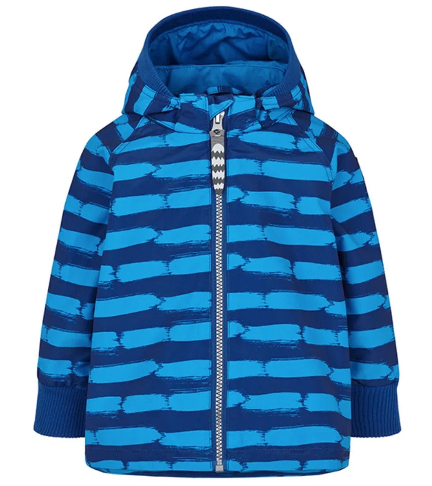racoon outdoor Winterjacke racoon Outdoor Buster Paint Trekking-Jacke  moderne Kinder Funktions-Jacke Freizeit-Jacke Blau
