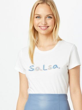 Salsa Jeans T-Shirt (1-tlg) Ziersteine