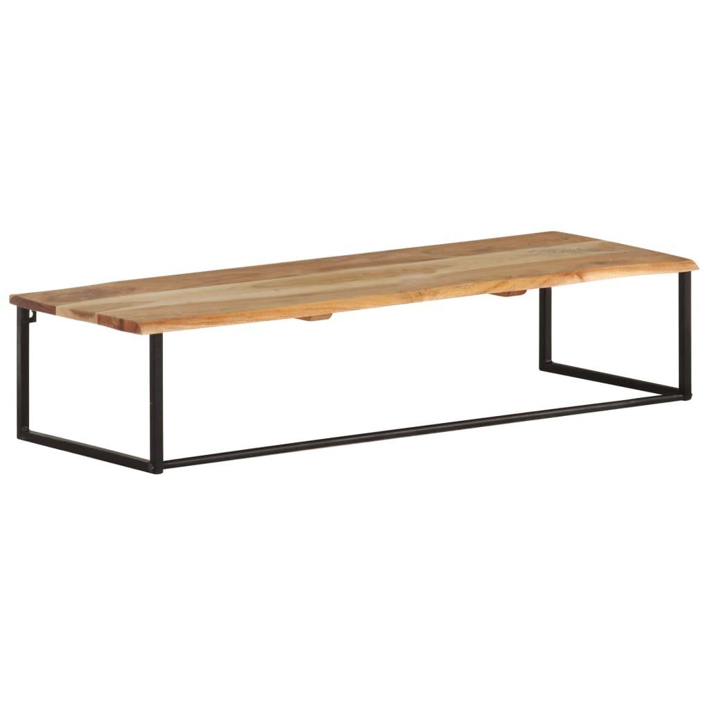 vidaXL Garderobenständer Garderobe mit Naturkante 100x35x22 cm Massivholz