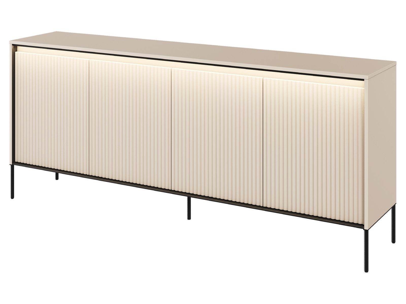yourhouse24 Kommode TREND TR-04 mit dekorative Fräsungen und Soft-Close-Funktion