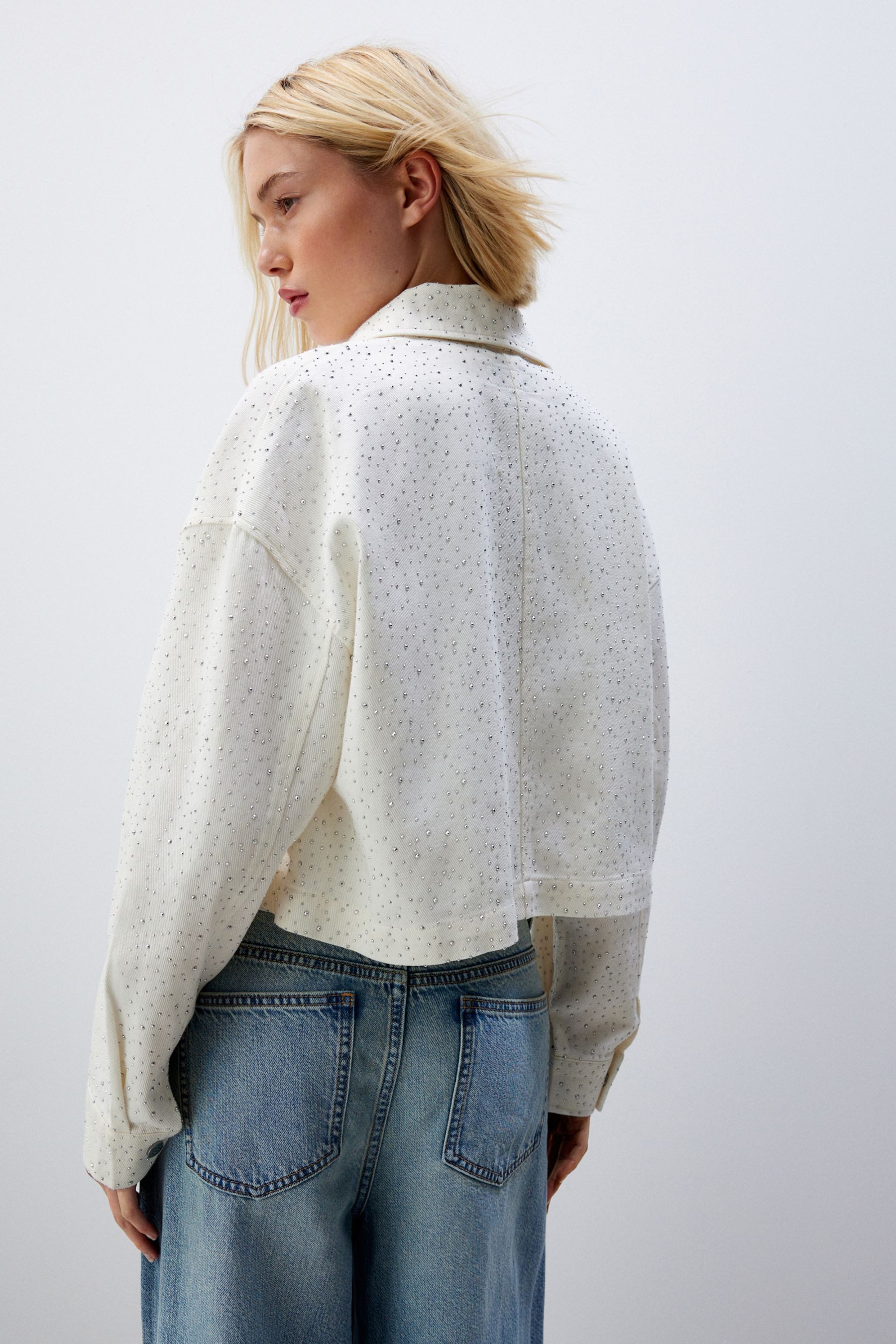 Next Kurzjacke Western-Jacke mit Strasssteinen (1-St) günstig online kaufen