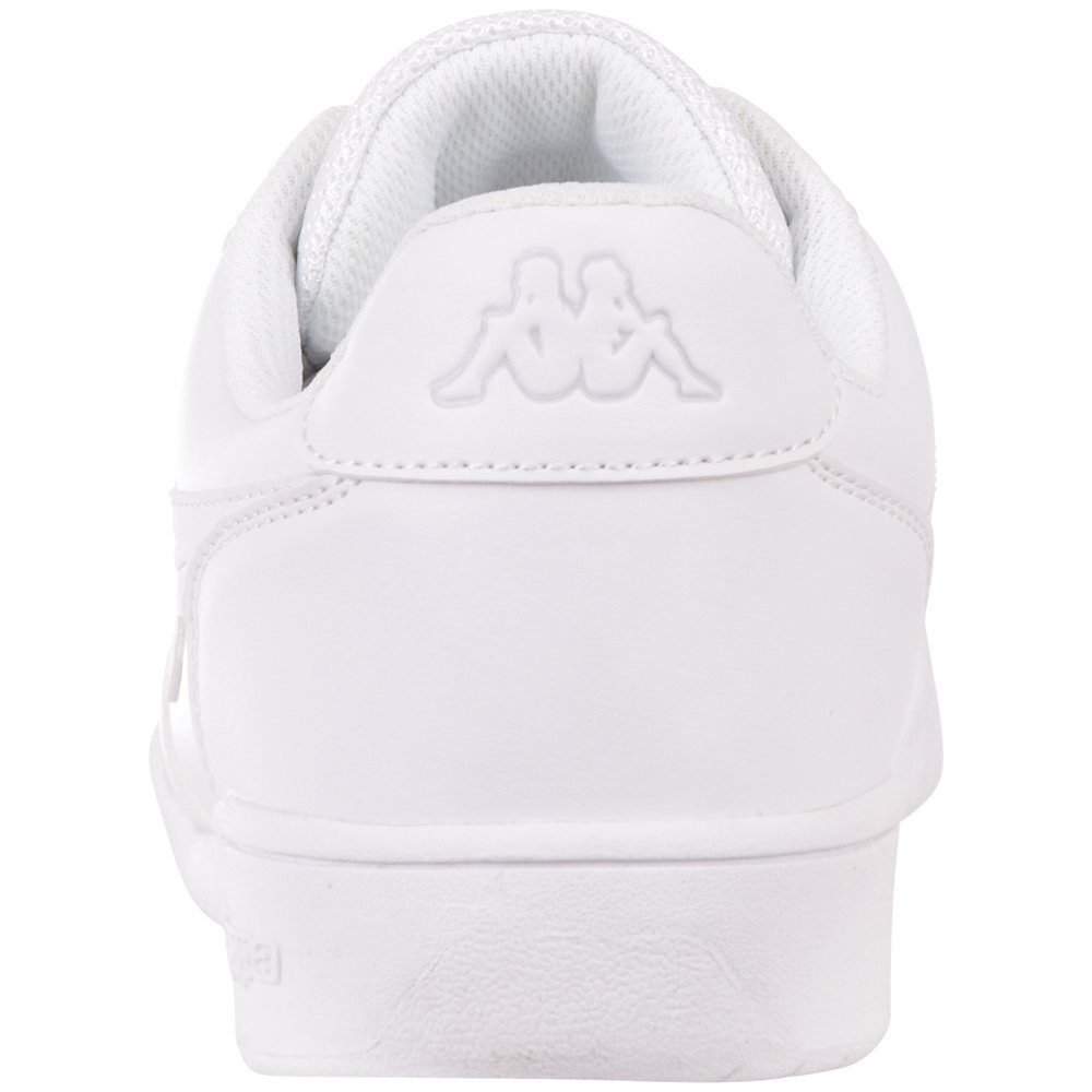 Kappa in white-l'grey Sneaker dynamischer Schnittführung