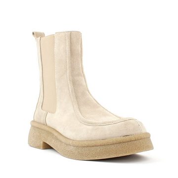 Celal Gültekin 338-23414 Beige Suede Boots Chelseaboots