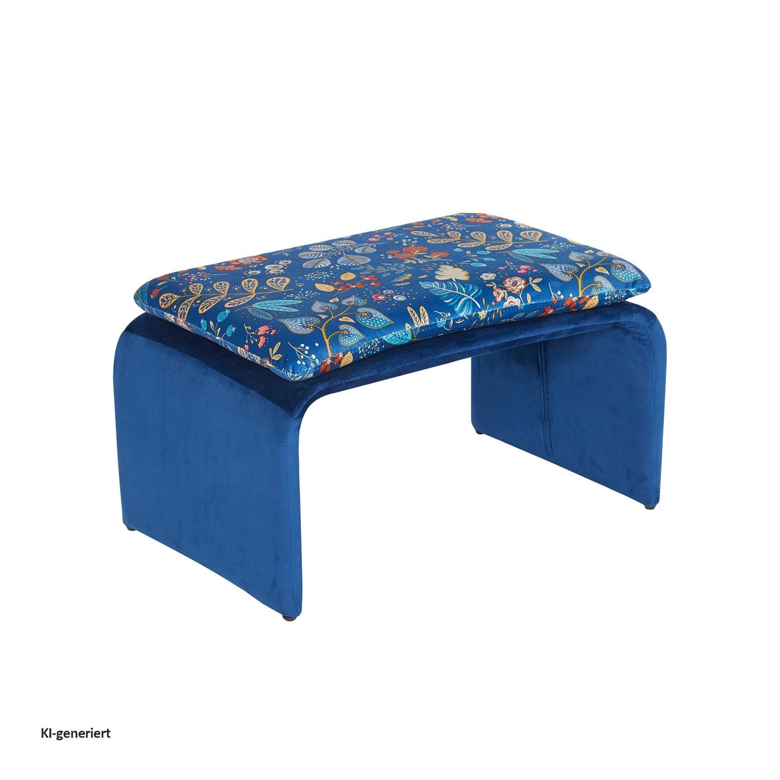 HTI-Living Sitzhocker Hocker Vance mit Muster (Stück, 1 St., 1 Hocker), Fußbank Polsterhocker