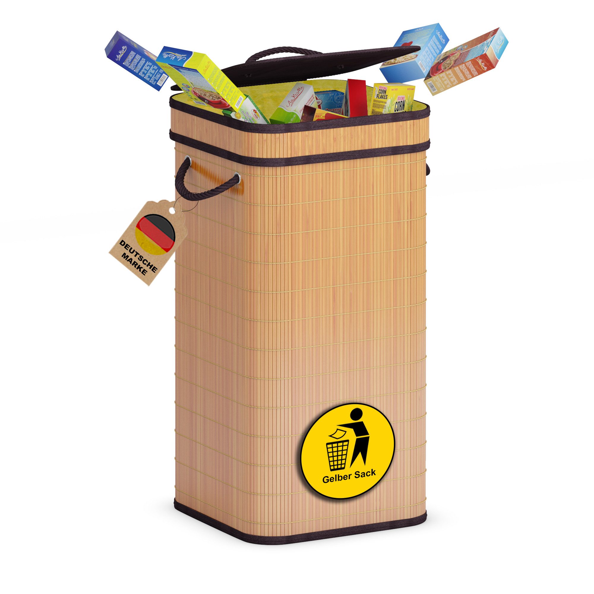 AdelDream Papierkorb Gelbe Sack Müllständer Sack Ständer
