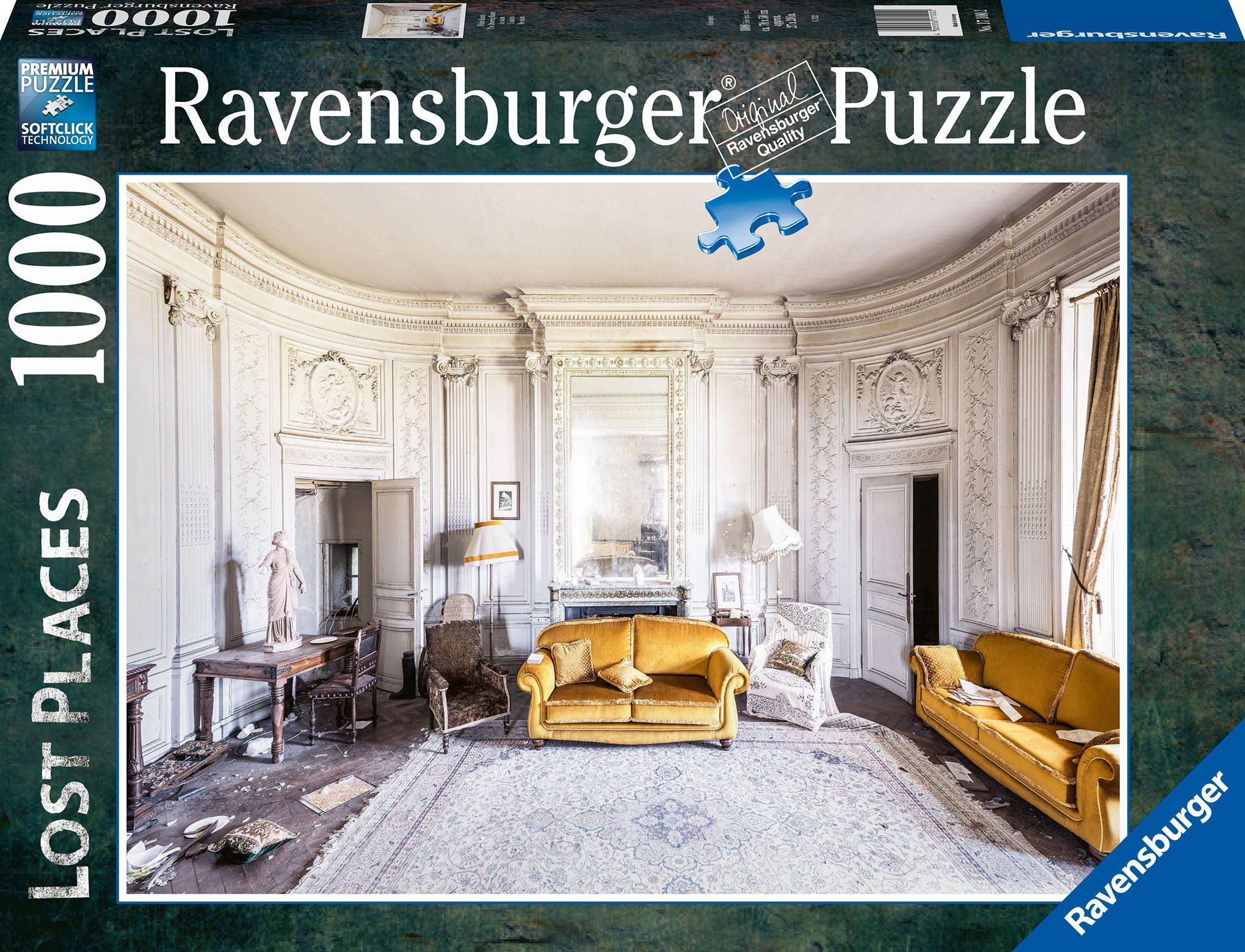 Ravensburger Puzzle Lost Places, White Room, 1000 Puzzleteile, Made in Germany, FSC® - schützt Wald - weltweit | Puzzle