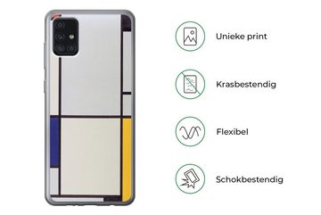 MuchoWow Handyhülle Tableau I - Piet Mondrian, Handyhülle Samsung Galaxy A52 5G, Smartphone-Bumper, Print, Handy