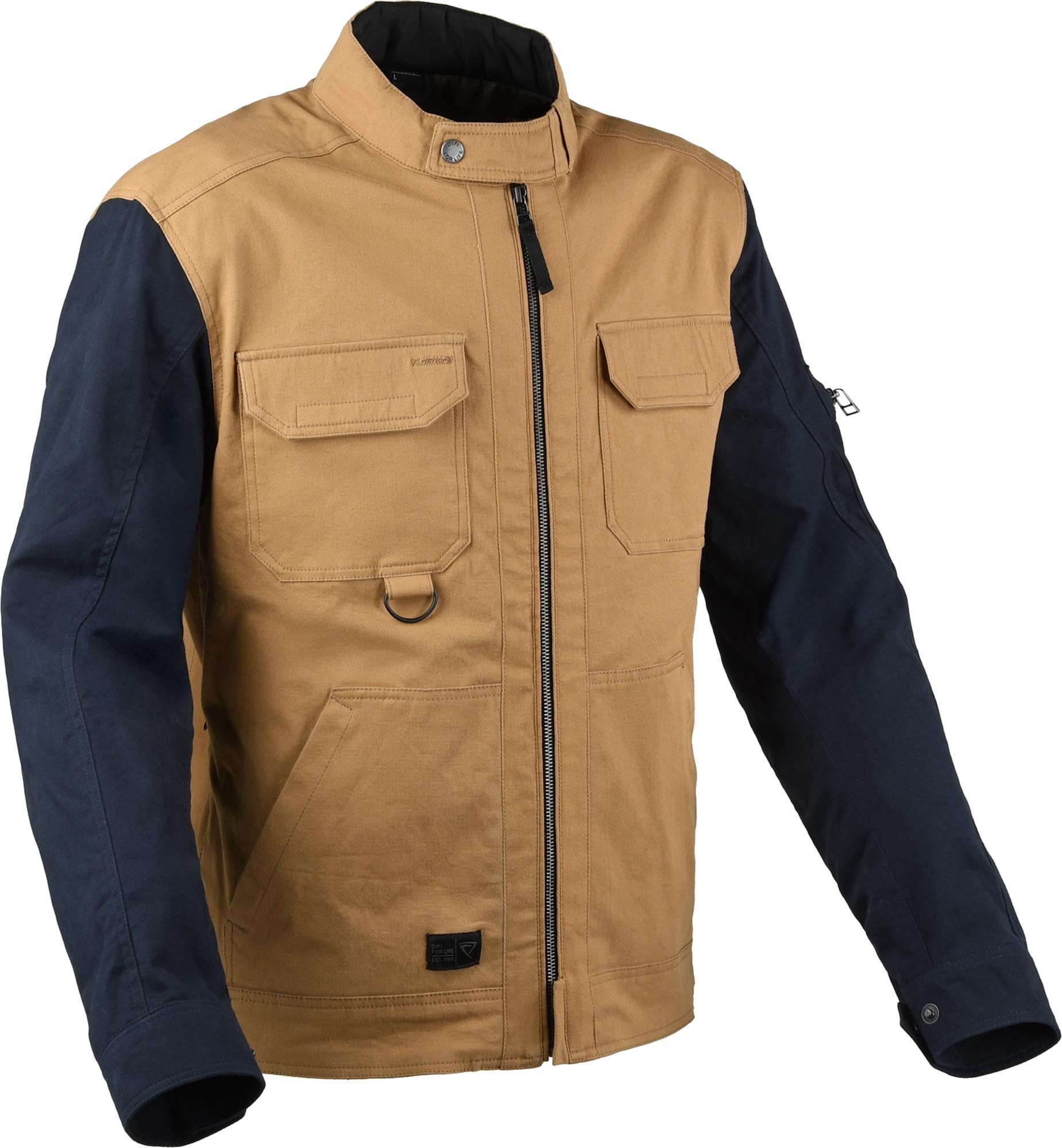 DIFI Motorradjacke Hudson Workwear Motorrad Textiljacke Rückenprotektor vorbereitet,Ellenbogenprotektoren enthalten,Schul
