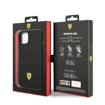 Ferrari Handyhülle Case iPhone 14 Plus MagSafe kompatibel 6,7 Zoll, Kantenschutz