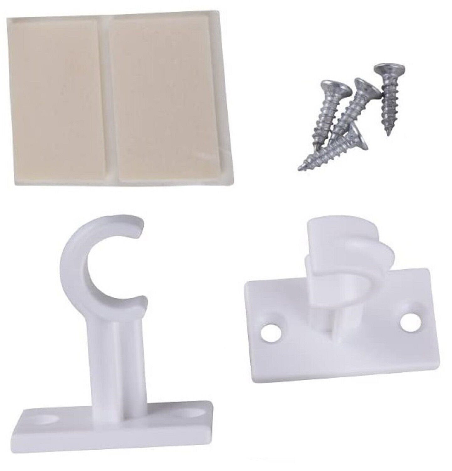 Clever-Kauf-24 Klemmhalter für Gardinenstangen 2er Pack günstig online kaufen