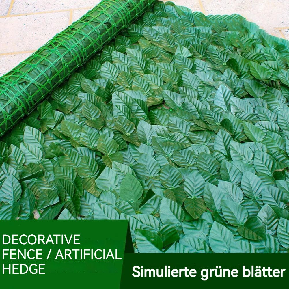 BlingBin Kunsthecken-Sichtschutz Balkonsichtschutz Künstliche Hecke Sichtschutz 100 x 300cm, (1er Set, 1-St., Sichtschutz Künstliche Hecke mit 10 Stück Kabelbinder), Sichtschutzzaun, Wanddekoration für Haus, Garten, Hof, Büro