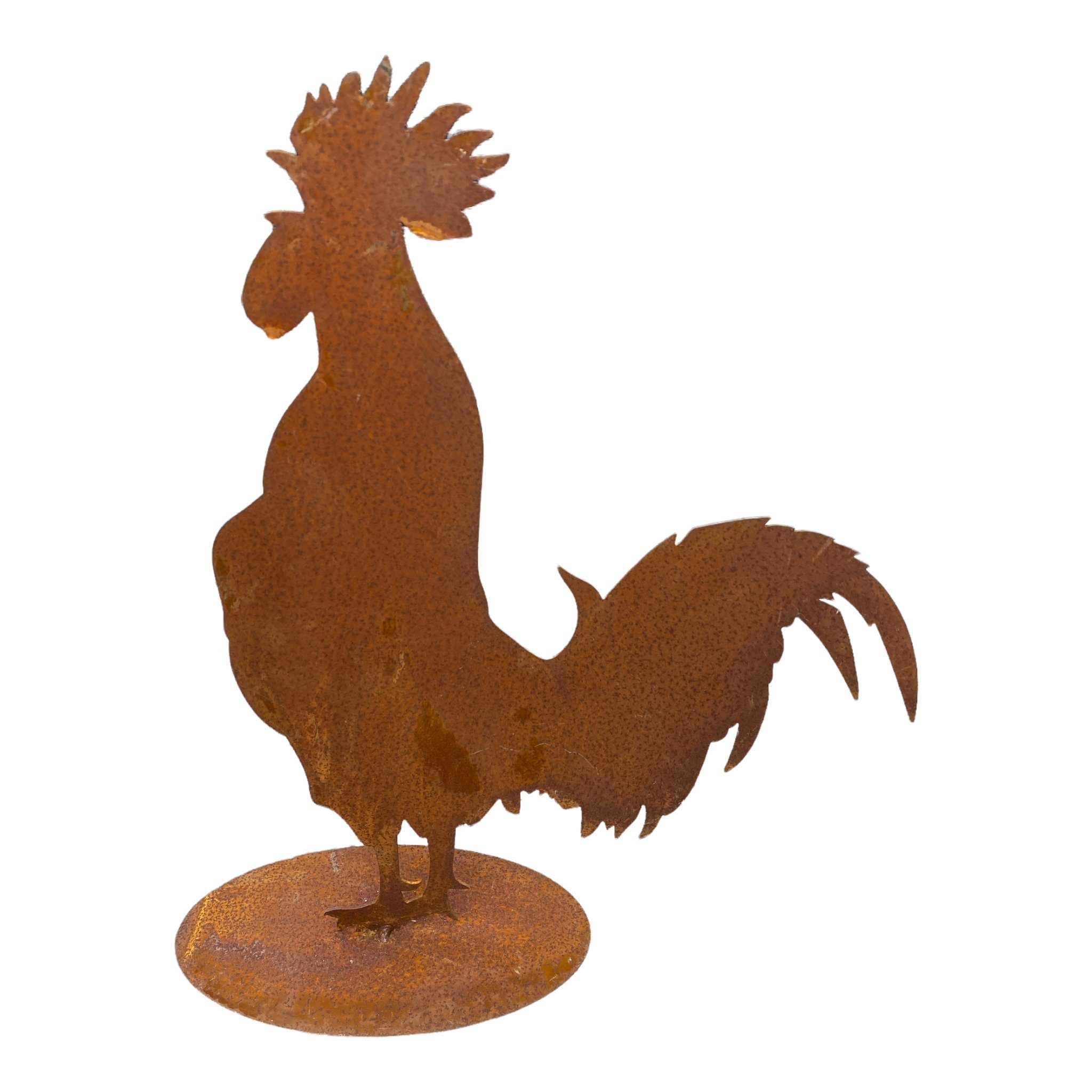 BADEKO Gartenfigur Hahn Rost Gerd Metall günstig online kaufen