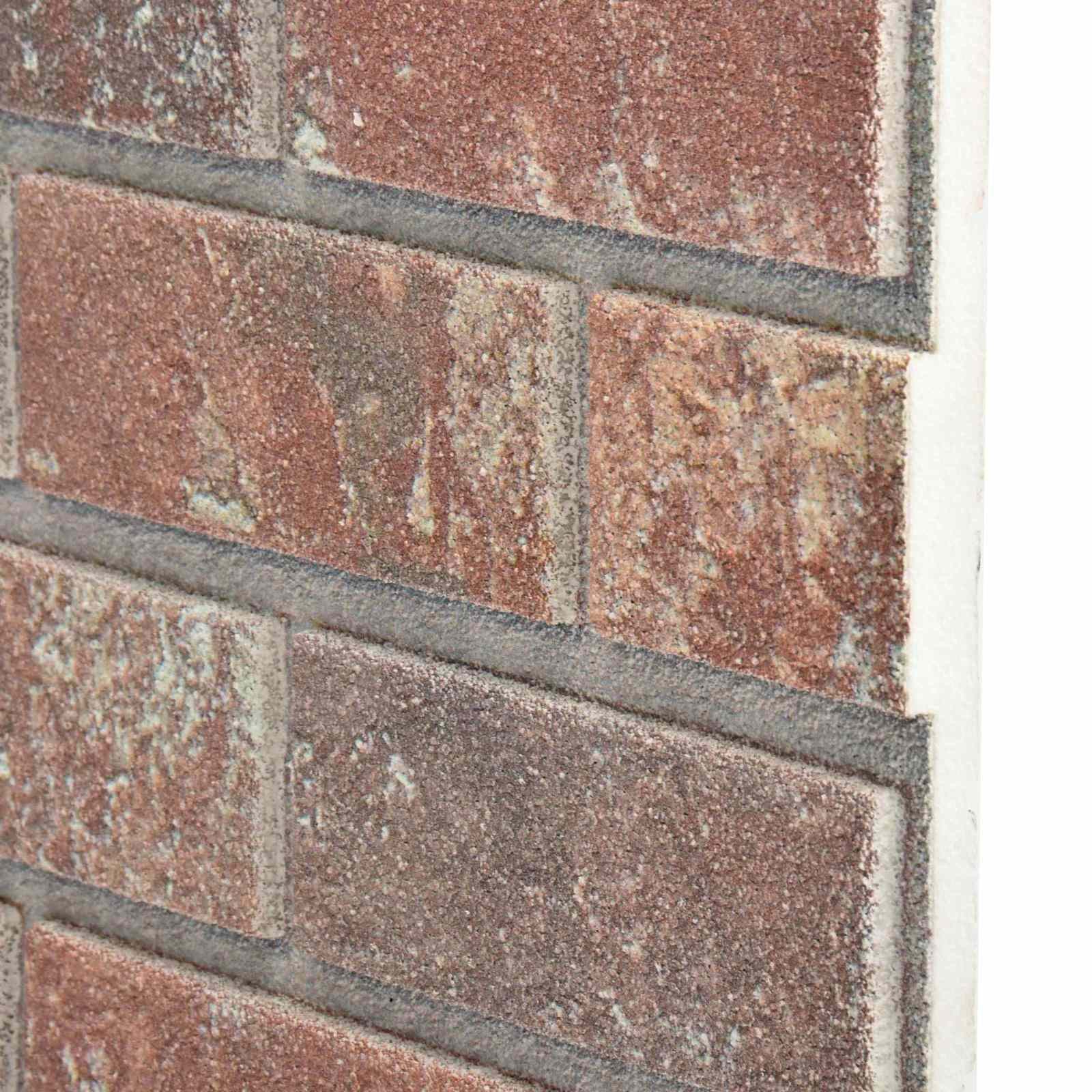 vidaXL Wandpaneel Wandpaneele 10 pcs Dunkelbraun und Grau 100 x 50 cm EPS-Schaum, (10-tlg)