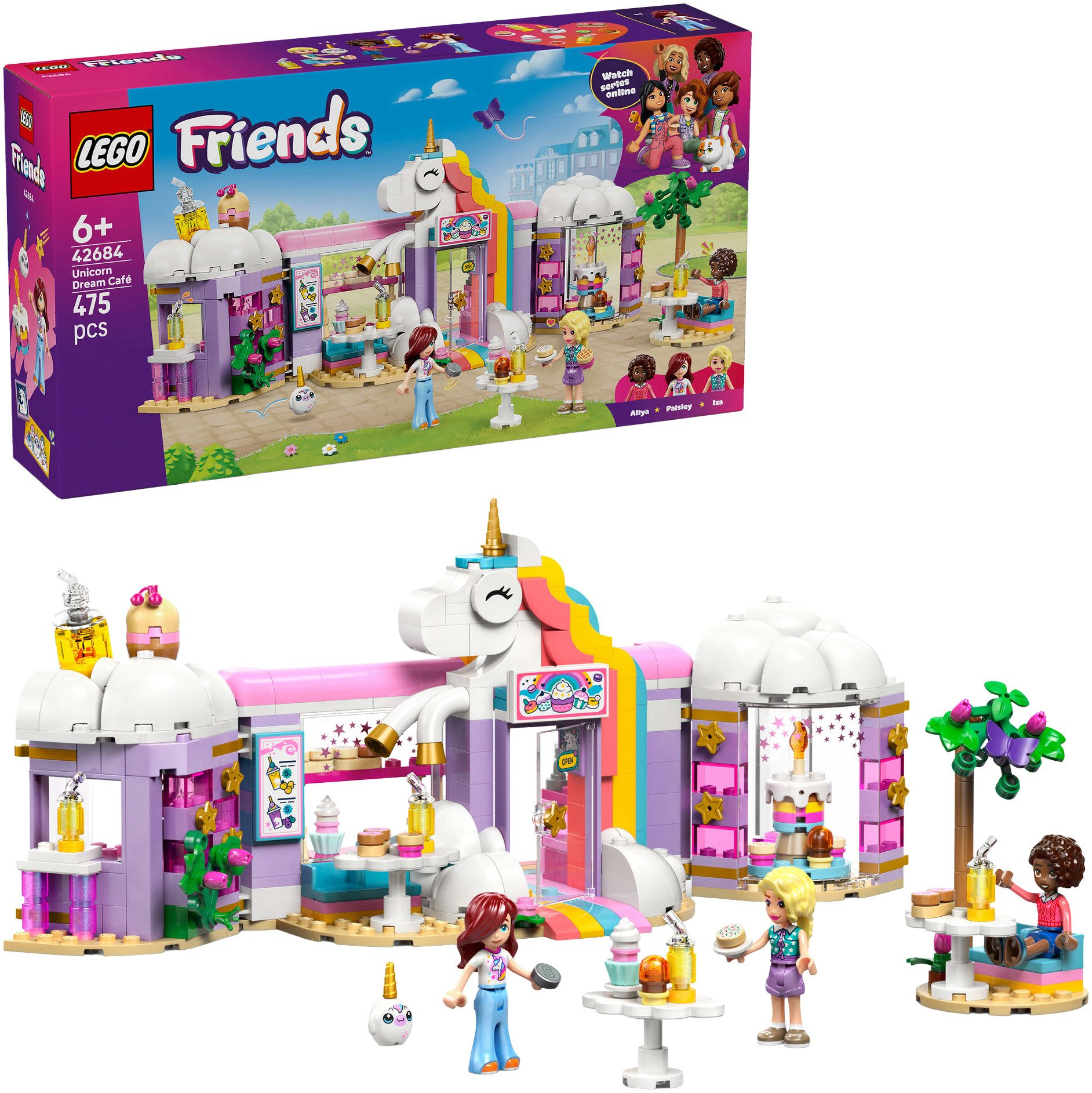 Einhorn-Traumcafé (42684), LEGO Friends Konstruktionsspielsteine