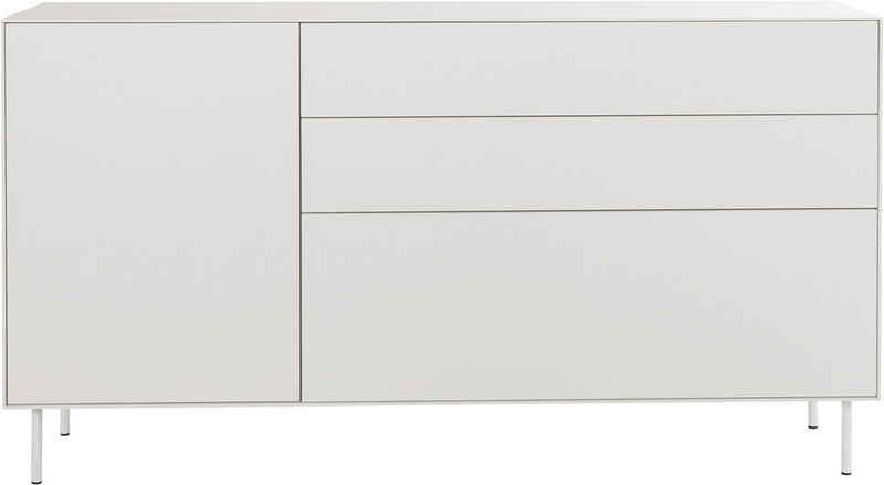 LeGer Home by Lena Gercke Sideboard Essentials, Breite: 167cm, MDF lackiert, Push-to-open-Funktion