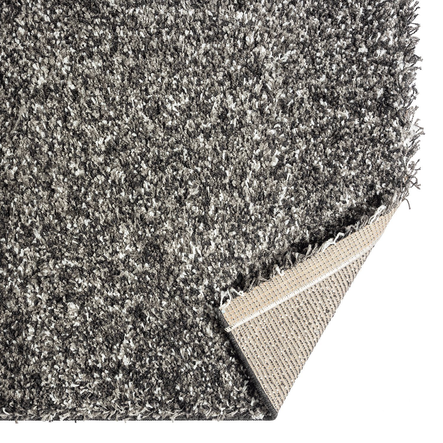 Vimoda Hochflor-Teppich LUX Shaggy Hochwertige Premium Qualität, Rechteckig, Höhe: 30 mm, Läufer hochflor Shaggy Einfarbig extra Dicht & weich für Wohnzimmer – Bild 5 von 5