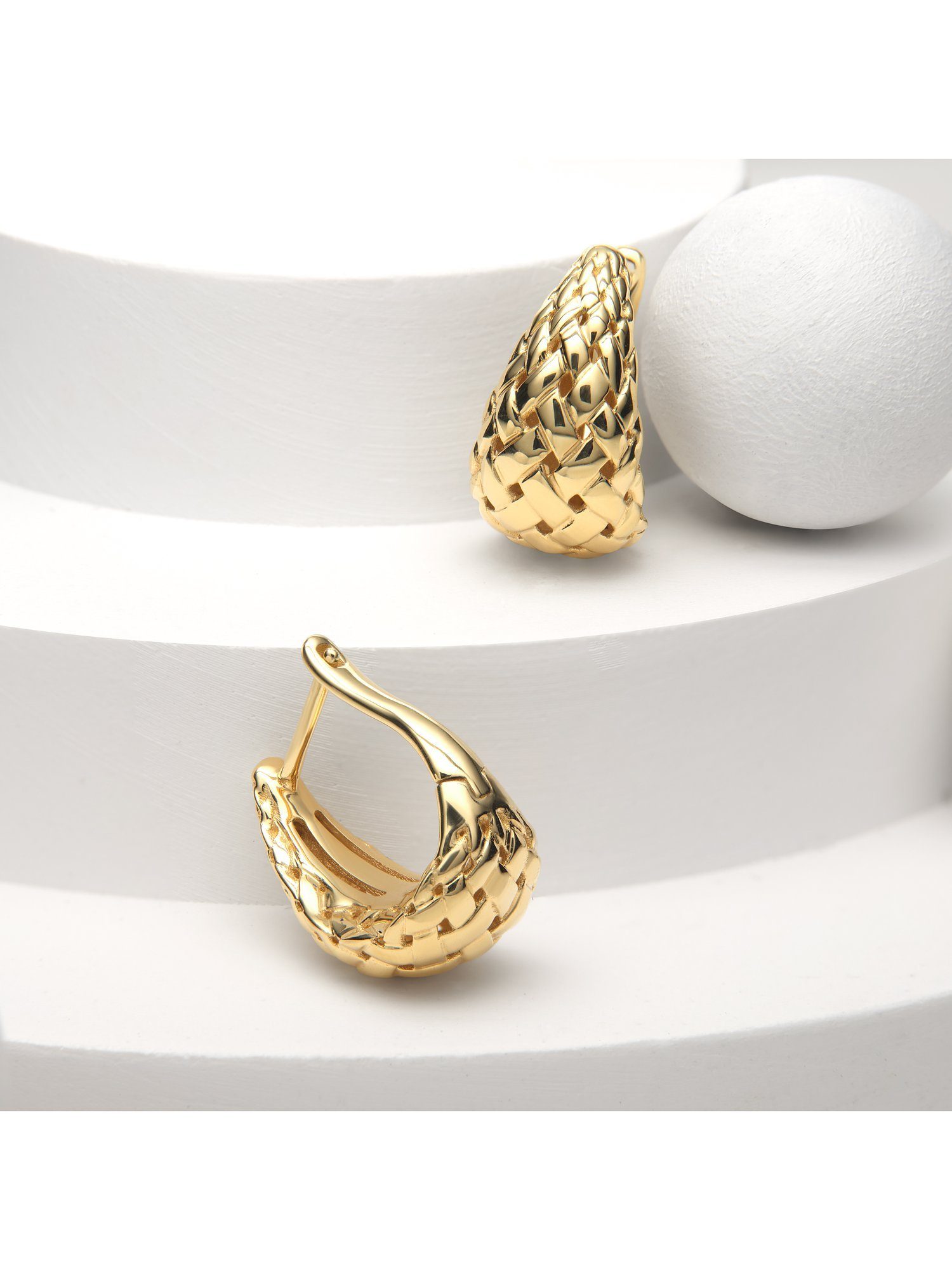 CHRIST Paar Ohrstecker CHRIST Damen-Ohrstecker 585er Gelbgold günstig online kaufen