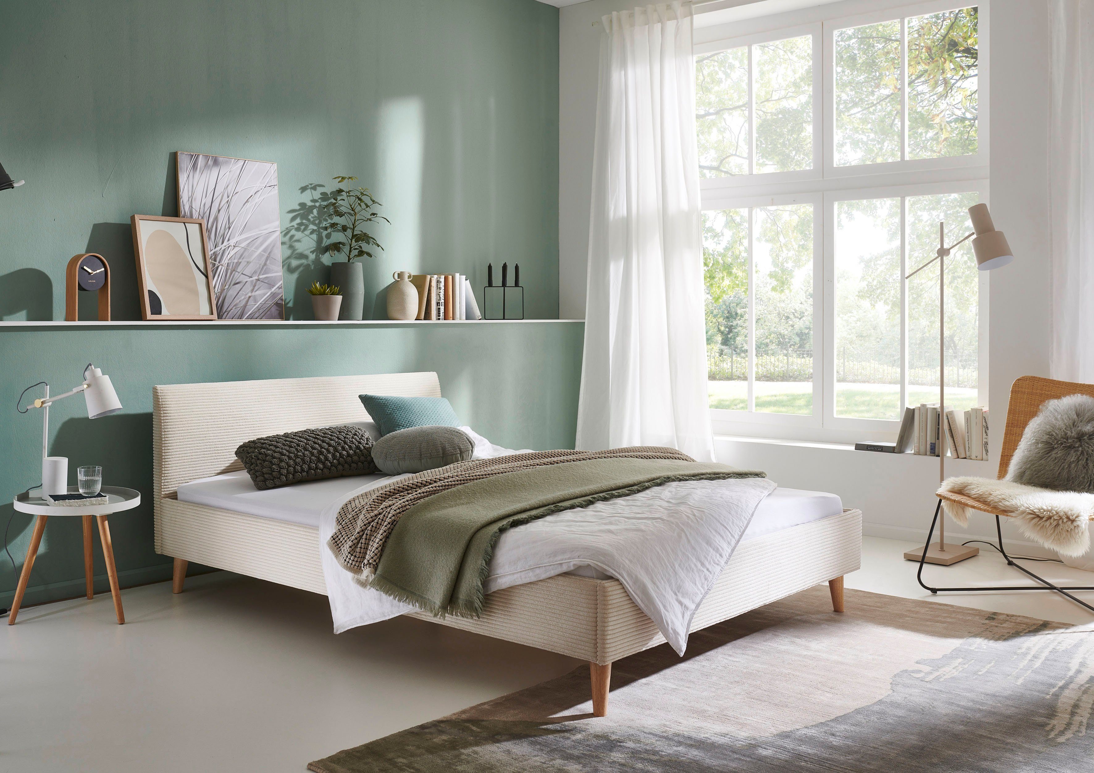 meise.möbel Polsterbett Wicki, 140x200cm, Cordstoff günstig online kaufen