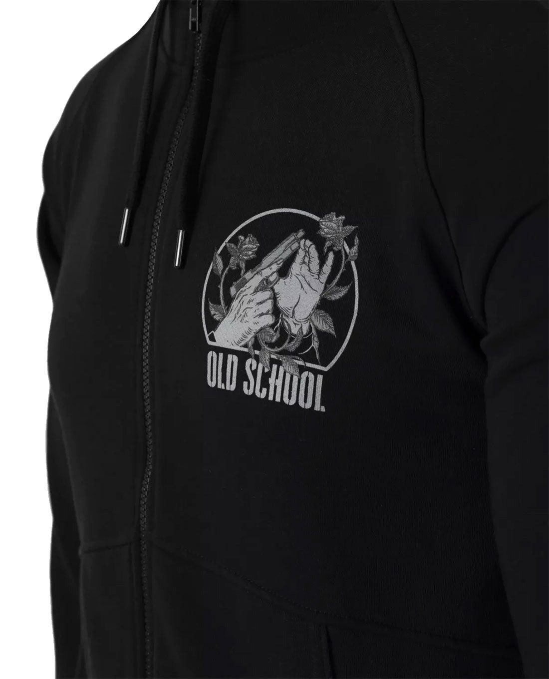 Helikon-Tex Kapuzenpullover Old School Hoodie - Fullzip - Black
