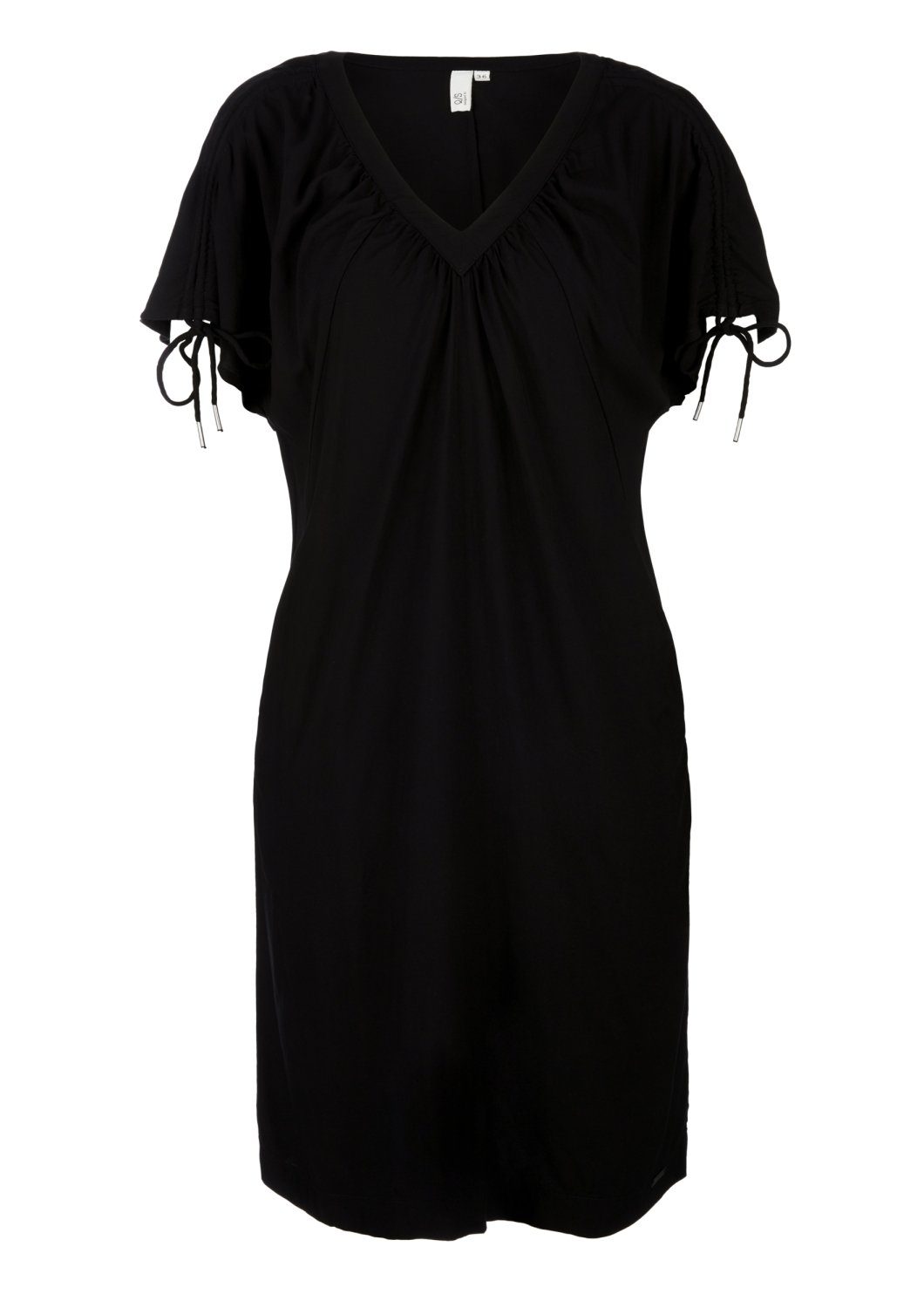 QS A-Linien-Kleid Viskose-Kleid