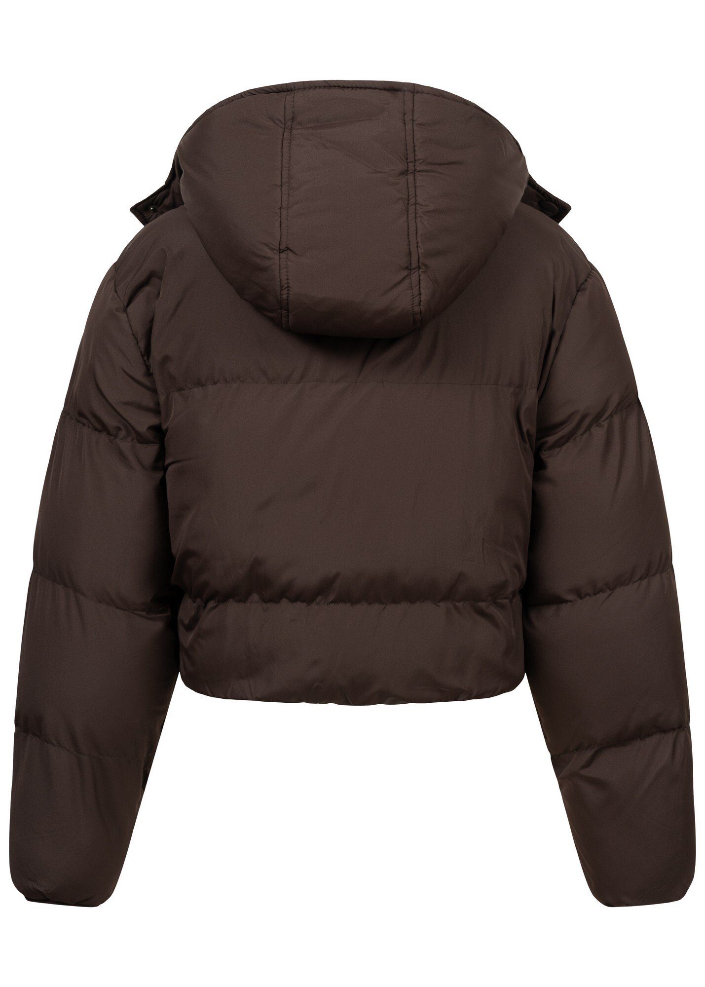 für chocolate mit Steppung, Brave Soul Damen, Winterjacke dark Oversize Bunny