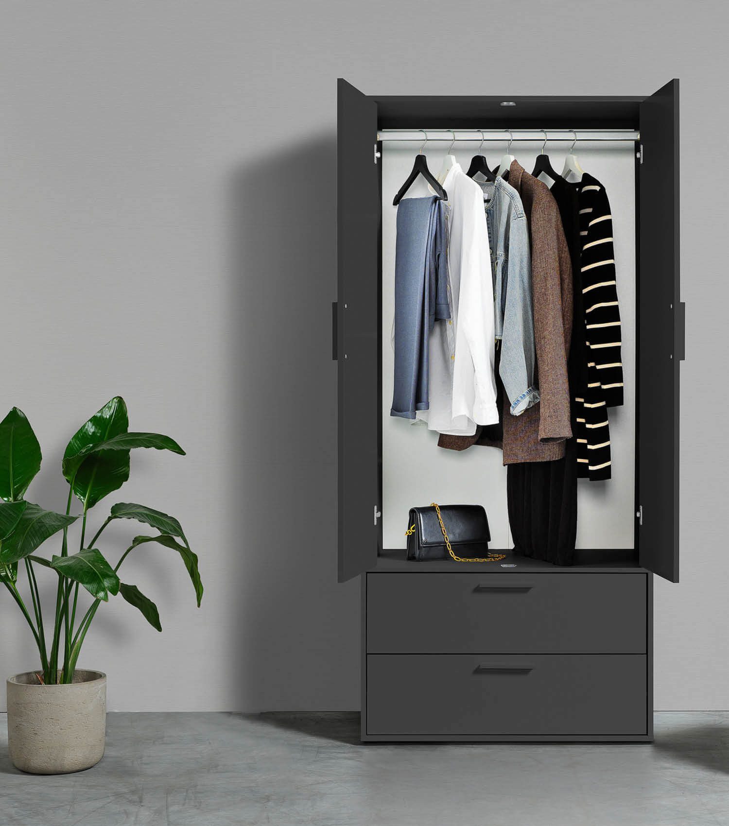 mokebo Kleiderschrank Der Kleiderheld (80x180x51 cm, günstig online kaufen