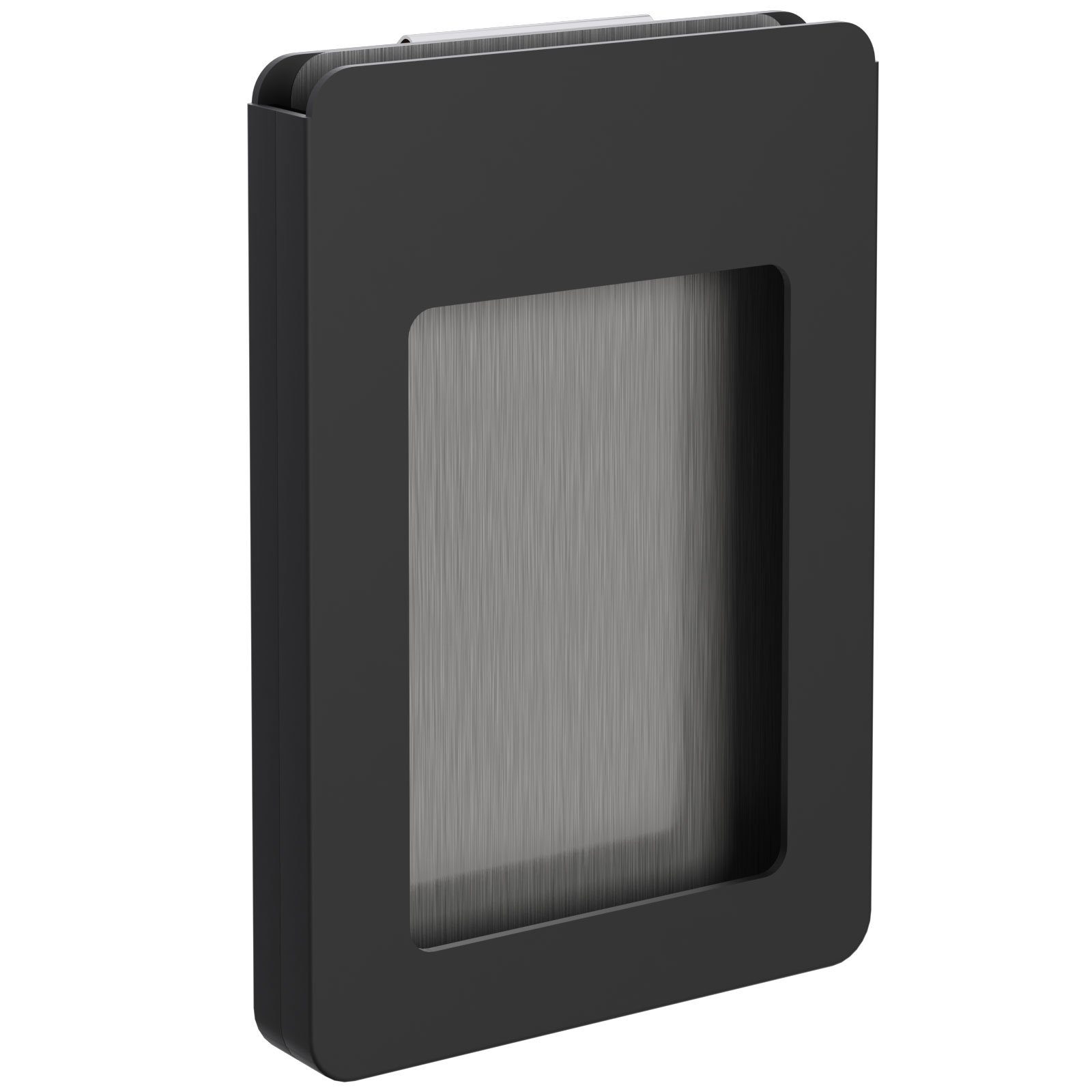 Wellgro Geldbörse Kartenhalter aus Aluminium mit Geldklammer - Kartenhülle Schwarz