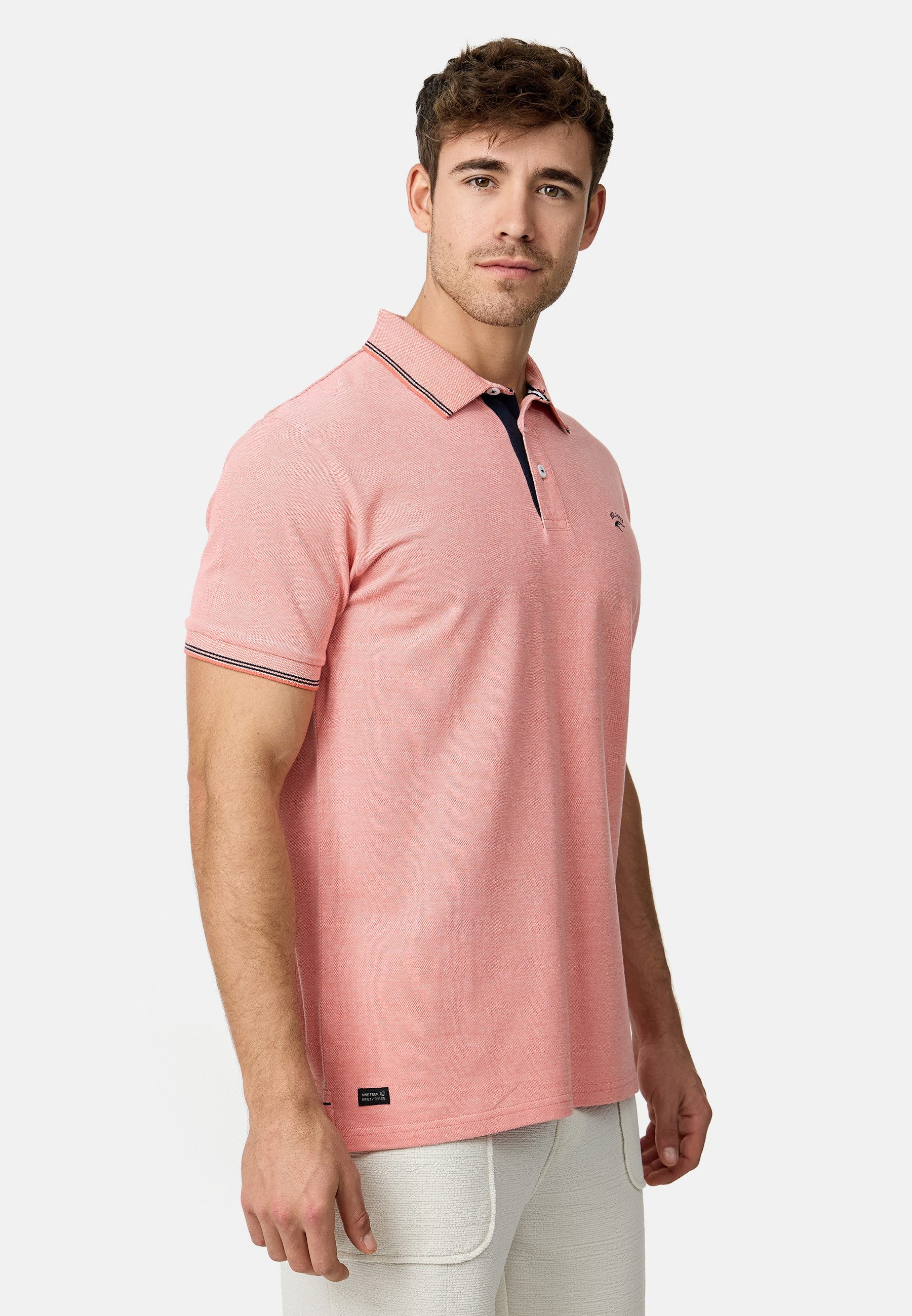 Indicode Poloshirt Herren INSan Jose Polo Shirt Herrenshirt 100% Baumwolle